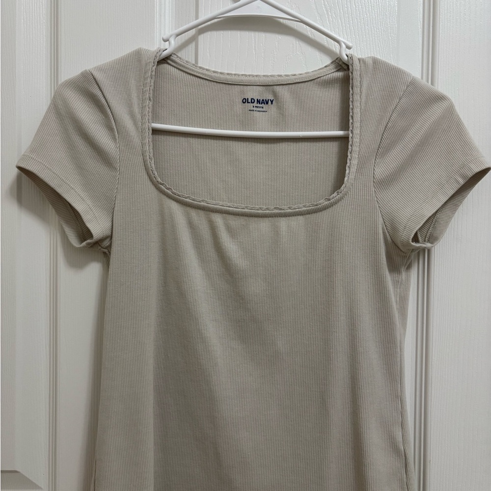 Old Navy Women's Cream Top